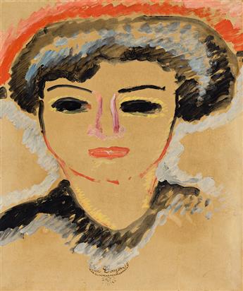 KEES VAN DONGEN (1877 - 1968) Tête de femme.